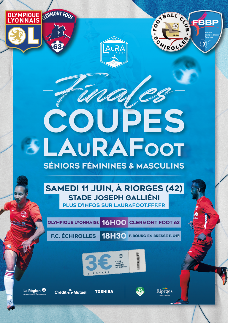 Direct Suivez Les Finales Des Coupes Laurafoot Ligue Auvergne