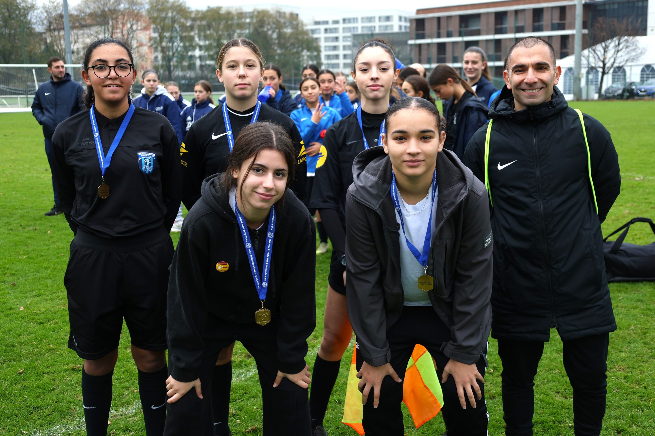 Les arbitres de cette phase finale CID U14F