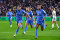 FRANCE - ALLEMAGNE demi finale Ligue des nations féminine Women's 23 - 02 - 2024 Frankreich - Deutschland Halbfinale Frauenliga 1/2